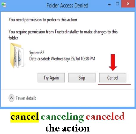 Cancel